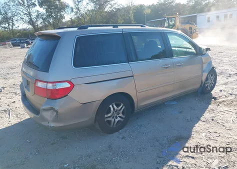 2006 Honda Odyssey Ex из США, поврежденный, VIN 5FNRL38486B450061
